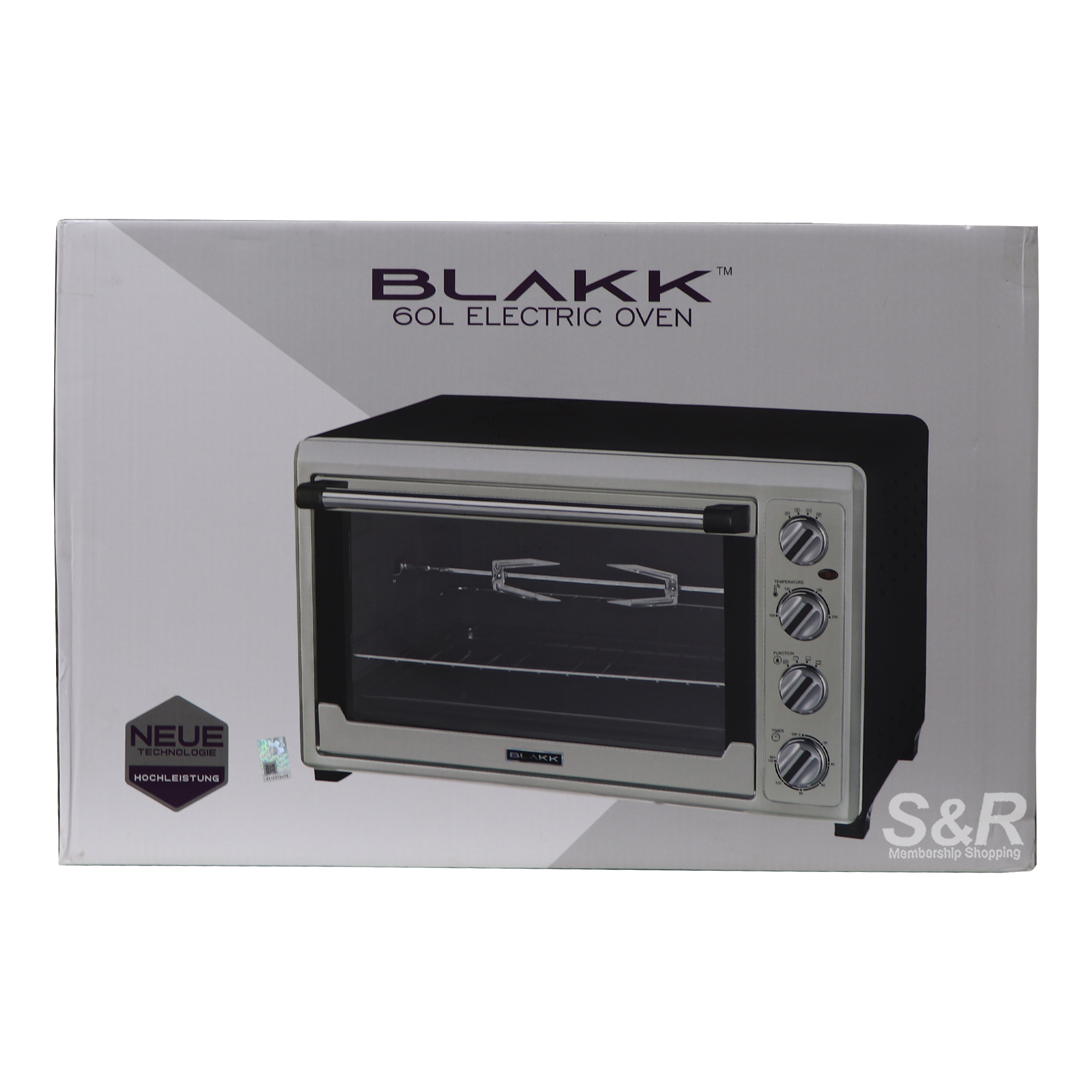 Blakk 60L Electric Oven 1pc Blakk 60L Electric Oven 1pc